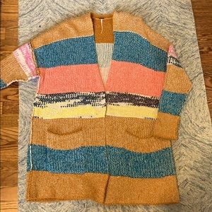Free People oversized cardigan- think twice cardigan